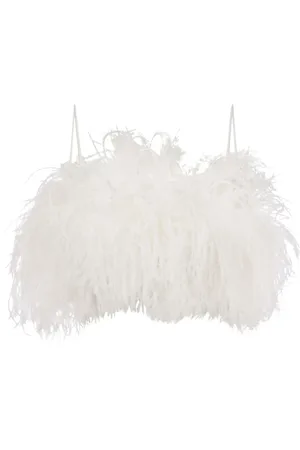 Serafini Haut orné de plumes