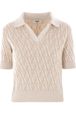 Fendi Polo à logo FF brodé