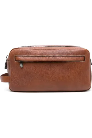 Brunello Cucinelli Trousse de toilette en cuir