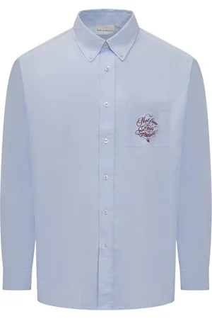 Drôle de Monsieur Chemise à logo brodé