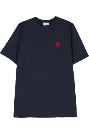 Family First T-shirt en coton à logo brodé