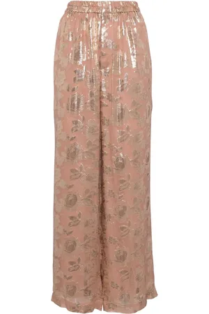 BIYAN Pantalon palazzo à fleurs