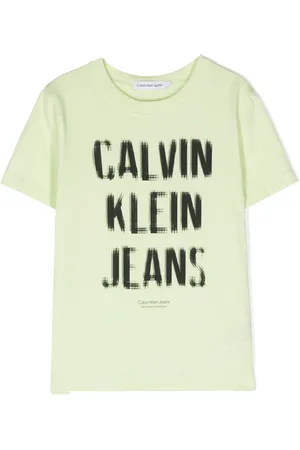 Calvin Klein T-shirt en coton à logo imprimé