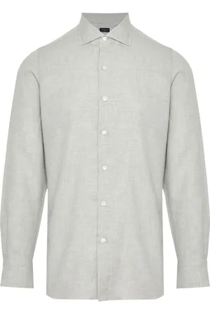 Finamore Chemise à col italien