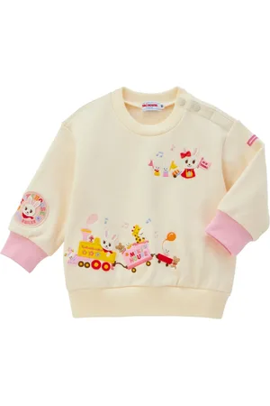 Miki House Sweat à patch lapin
