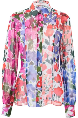 Carolina Herrera Blouse à imprimé Jardin