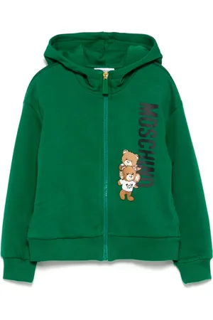 Moschino Hoodie à fermeture zippée