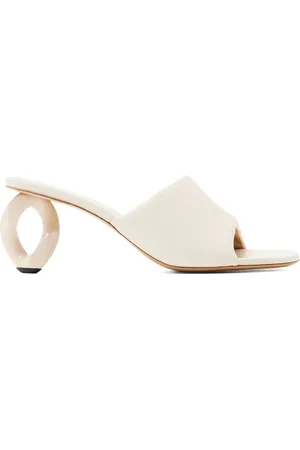 J.W.Anderson Sandales en cuir à talon chaîne 80 mm