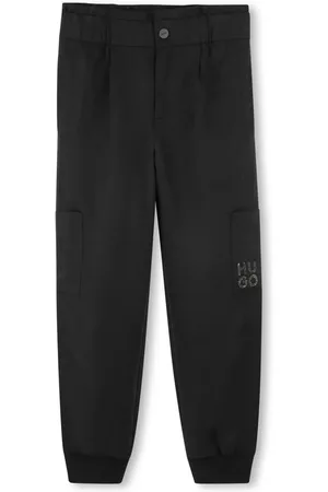 HUGO BOSS Pantalon à logo appliqué