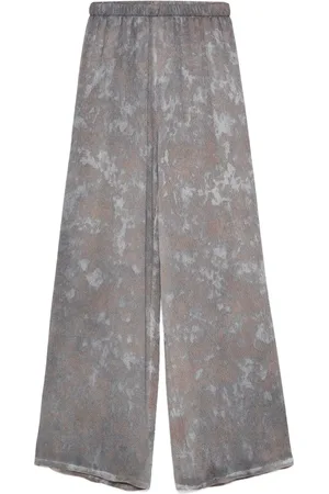 AVANT TOI Pantalon palazzo à design texturé