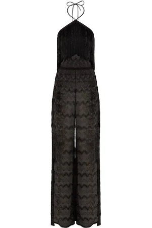 Missoni Combinaison à franges métallisées