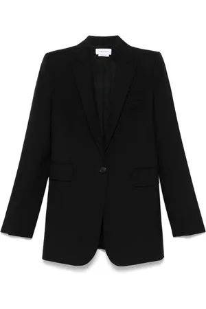 Alexander McQueen Blazer à épaules structurées