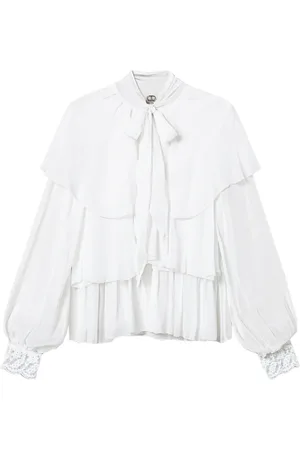 Twin-Set Blouse à détails en dentelle