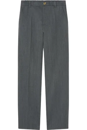 VERSACE Pantalon de costume en fil mouliné