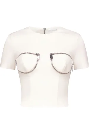 AREA T-shirt bonnets zippés