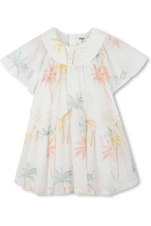 Chloé Robe à imprimé palmier