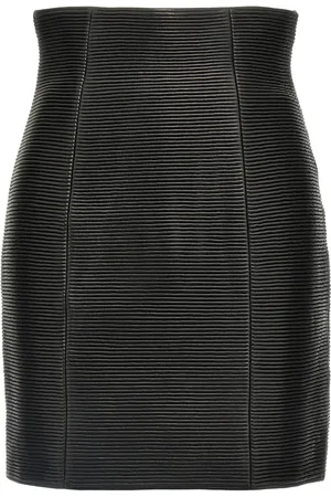 Balmain Jupe en cuir
