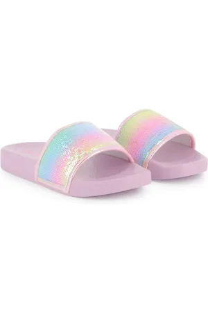 Billieblush Sandales ornées de sequins à bout ouvert