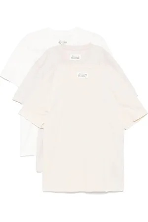 Maison Margiela Lot de trois t-shirts en coton