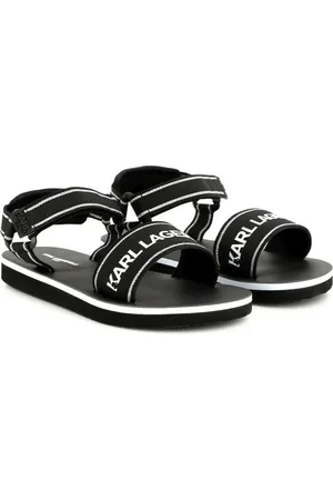 Karl Lagerfeld Sandales à logo imprimé