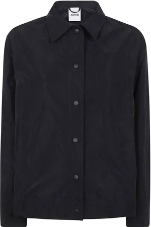 Aspesi Veste zippée à bandes logo