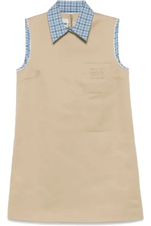 Miu Miu Robe courte à design superposé