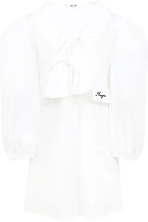 Msgm Robe à design superposé