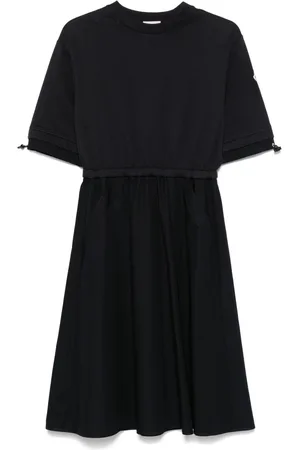 Moncler Robe en coton à coupe mi-longue