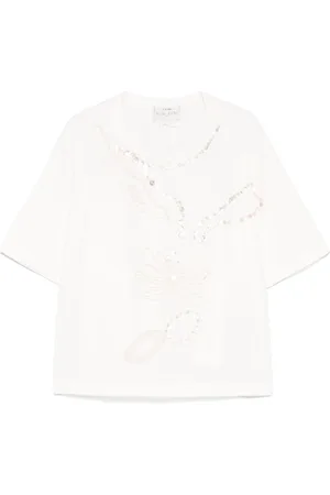 FORTE FORTE T-shirt à ornements de sequins