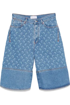 Marine Serre Short à motif monogrammé