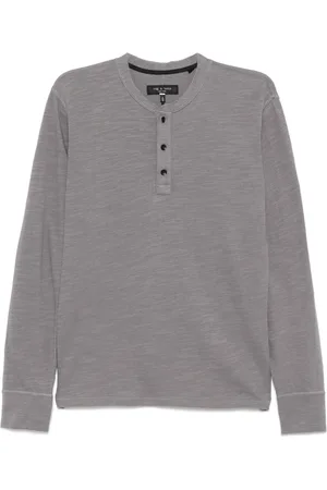 RAG&BONE T-shirt Classic Flame à col tunisien