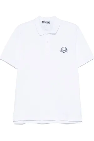 Moschino Polo à logo brodé