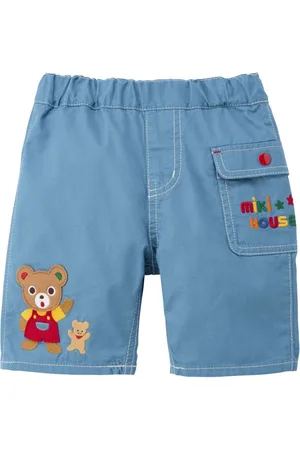 Miki House Pantalon à détail de patch