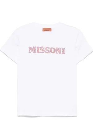 Missoni T-shirt à logo orné de cristal