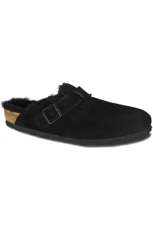 Birkenstock Chaussons Boston en daim
