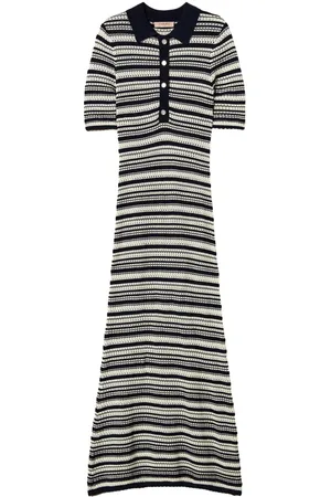 Twin-Set Robe en maille à rayures
