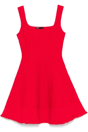 Maje Robe en maille à coupe courte