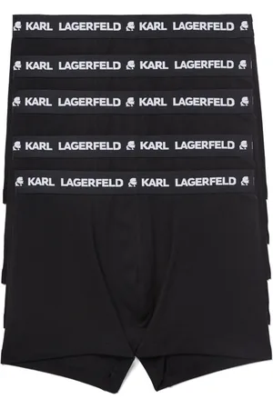 Karl Lagerfeld Lot de cinq boxers à logo imprimé