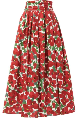 Carolina Herrera Jupe Cummerbund à coupe mi-longue