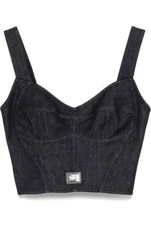 Dolce & Gabbana Haut-corset en jean