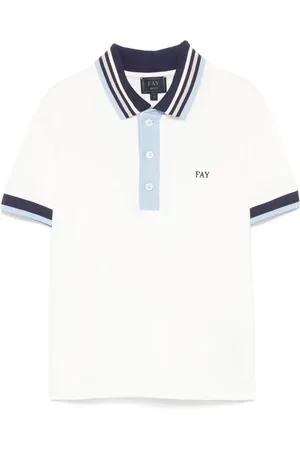 FAY Polo à logo brodé