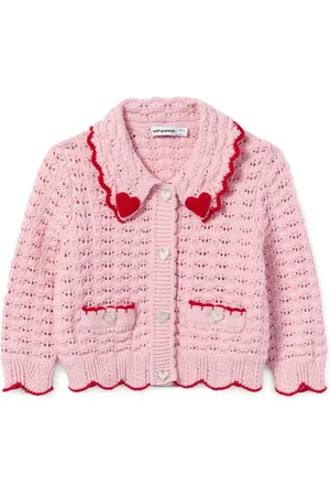 Self-Portrait Cardigan en crochet