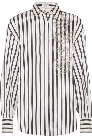 Brunello Cucinelli Chemise brodée Flora