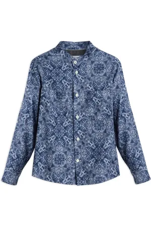 Brunello Cucinelli Chemise à col mao