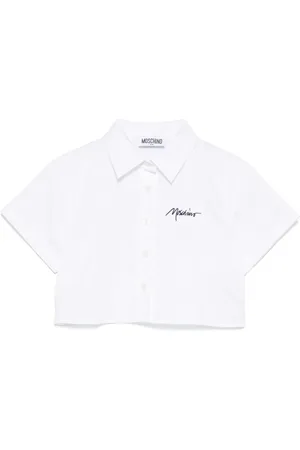 Moschino Chemise à logo brodé