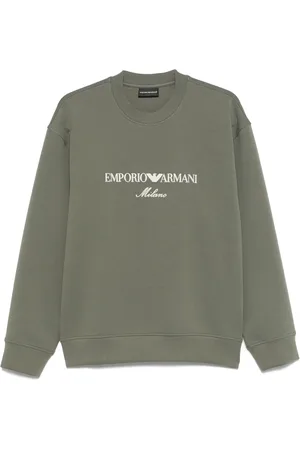 Emporio Armani Sweat en jersey à logo imprimé
