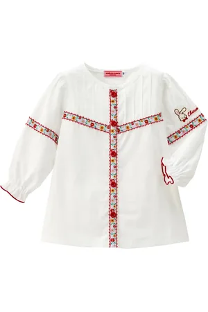 Miki House Chemise à broderies