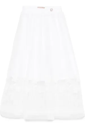 Elie saab Jupe à appliqué floral