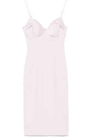 Elisabetta Franchi Robe mi-longue à nœud satiné