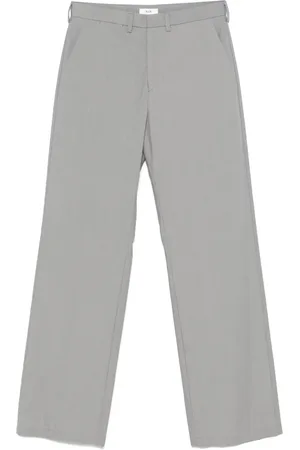 RIER Pantalon en popeline à effet ciré